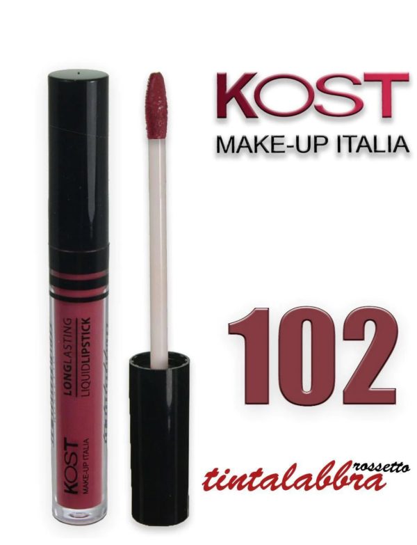 Kost Make Up Rossetto liquido tinta labbra 102