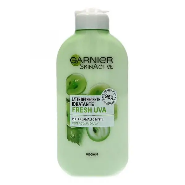 LATTE DETERGENTE GARNIER SKINACTIVE FRESH UVA PELLI NORMALI E MISTE