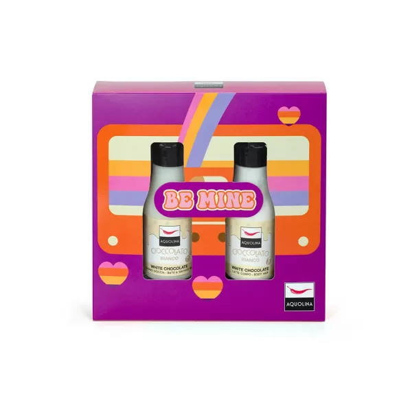 Cofanetto Bagno Doccia Cioccolato Bianco Be Mine