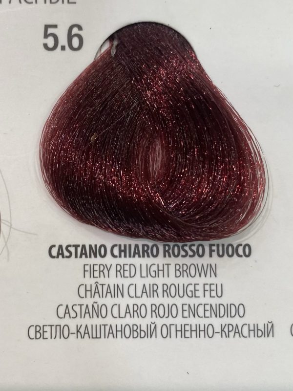 DRAW HAIR COLOR 100ML - N 5.6 Castano Chiaro Rosso fuoco