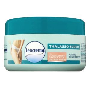 LEOCREMA Thalasso Scrub Azione tonificante corpo con oligoelementi marini 400g