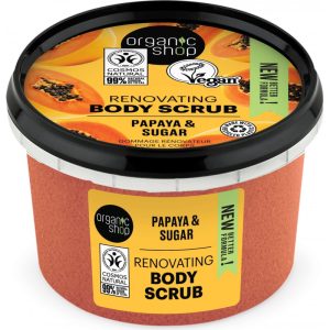 Organic Shop Scrub Corpo - Papaya & Zucchero 250ml