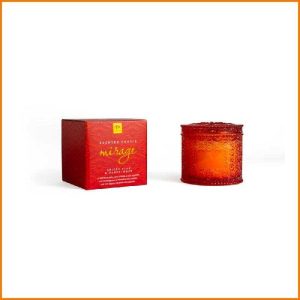 CANDELA IN COFANETTO DI VETRO FRAGRANZA POMEGRANATE ROSE