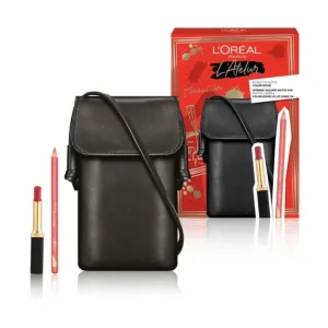 L'Oréal Paris L'Atelier Matita Labbra Color Riche 114 + Rossetto Intense Volume 640 + Custodia