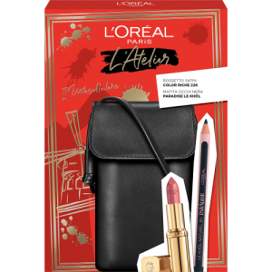 L'Oreal Mini Bag Rossetto + Matita occhi Nera Paradice n.226