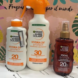 Offerta 3 pezzi Garnier protezione + abbronzante