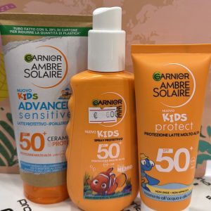 Offerta 3 pezzi Garnier protezione 50+