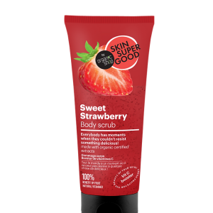 SSG Sweet strawberry body scrub. Vit C booster, 200 ml