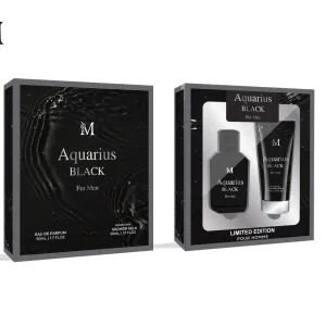 Confezione Acquarius Black profumo 50 ml + shower gel 50 ml