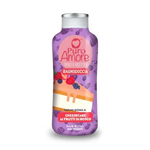 Bagnoschiuma Cheesecake ai Frutti di Bosco 650 ml - Puro Amore