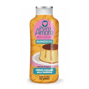 Bagnoschiuma Crème Caramel alla Vaniglia 650 ml - Puro Amore