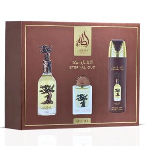 Lattafa Set regalo di fragranze unisex Eternal Oud
