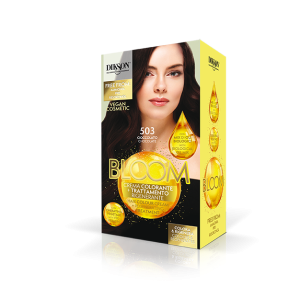 Dikson Bloom Crema Colorante + Trattamento Rigenerante per Capelli 503 Cioccolato