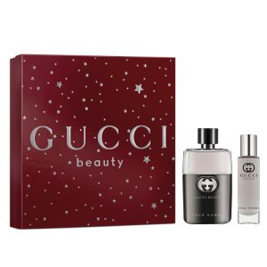 Gucci Cofanetto Regalo Duo Gucci Guilty Pour Homme Eau de Toilette 50ml con Travel Spray 15ml