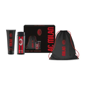 Cofanetto Milan Docciashampoo 250 Ml + Shampoo Tubo 200 Ml + Sacca Sportiva Con Cerniera