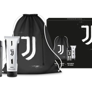 Cofanetto Juventus Docciashampoo 250 Ml + Shampoo Tubo 200 Ml + Sacca Sportiva Con Cerniera