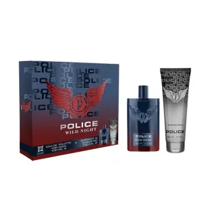 Cofanetto regalo Police Wild Night Man Eau de Toilette 100 ml e gel doccia 100 ml