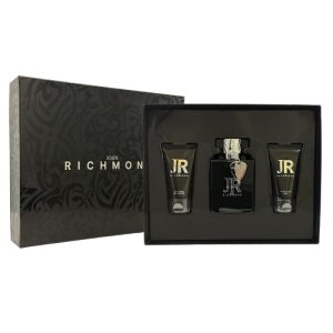 Richmond Confezione Black Metal Eau de Parfum 100ml con Body Lotion 50ml e Shower Gel 50ml