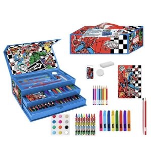 SPIDERMAN COLOURING STATIONERY CASE PER COLORARE