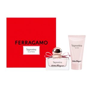 XMAS SPECIAL Salvatore Ferragamo Confezione Regalo Donna Signorina Profumo Donna Eau De Parfum Spray 30 Ml E Lozione Corpo Profumata 50 Ml