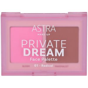 Astra Make-Up Private Dream Face Palette Blush + Bronzer Tonalità 01 Radical