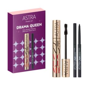 Astra Set Drama Queen con Mascara Sexy Volume e Matita Occhi 24H Color-Stain