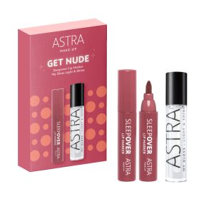 Astra Set Make-up Get Nude con Lip Marker Sleepover e Gloss
