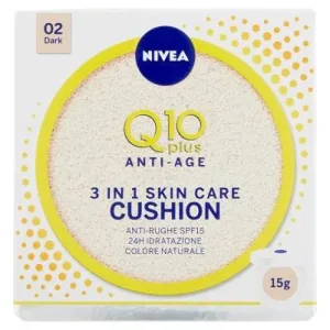 Nivea Q10 Plus Anti-Rughe 3 in 1 Skin Care Cushion Light - Medium Crema anti rughe 15 ml