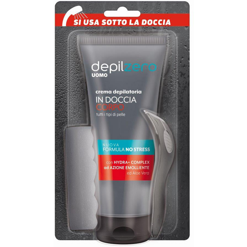 DEPILZERO UOMO CREMA DEPILATORIA CORPO IN DOCCIA 200 ML