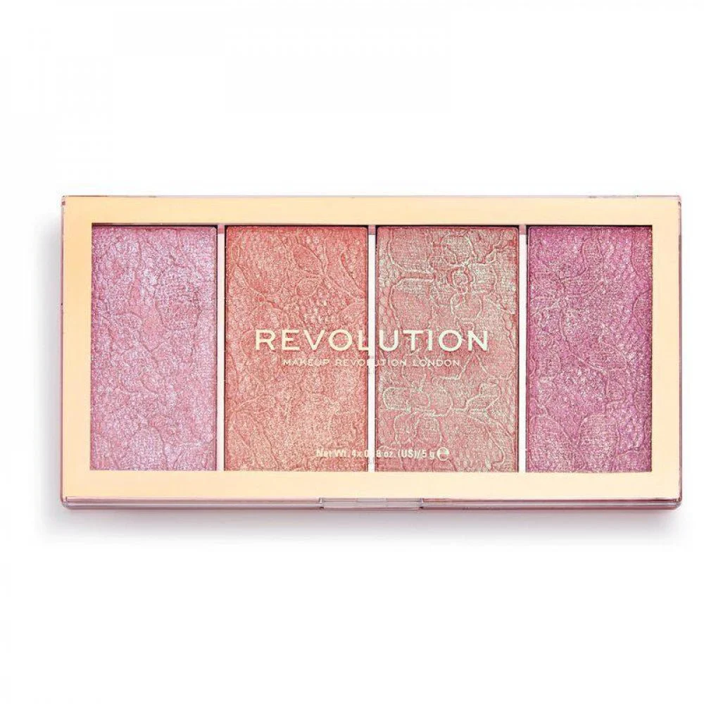 Palette di fard Makeup Revolution Vintage Lace - Rosa