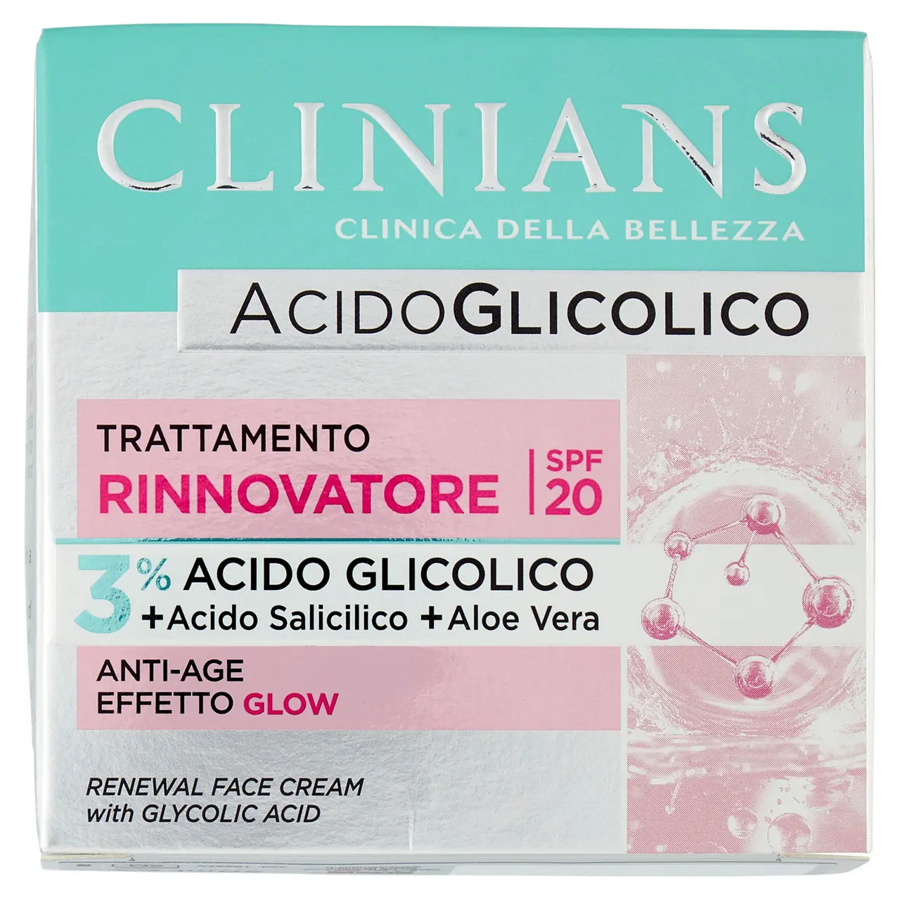 Acidoglicolico Trattamento Rinnovatore Spf 20 - Crema Viso Anti-età