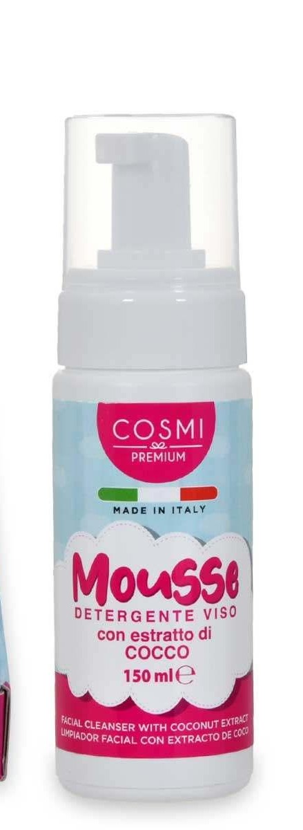 Cosmi mousse detergente viso cocco 150ml