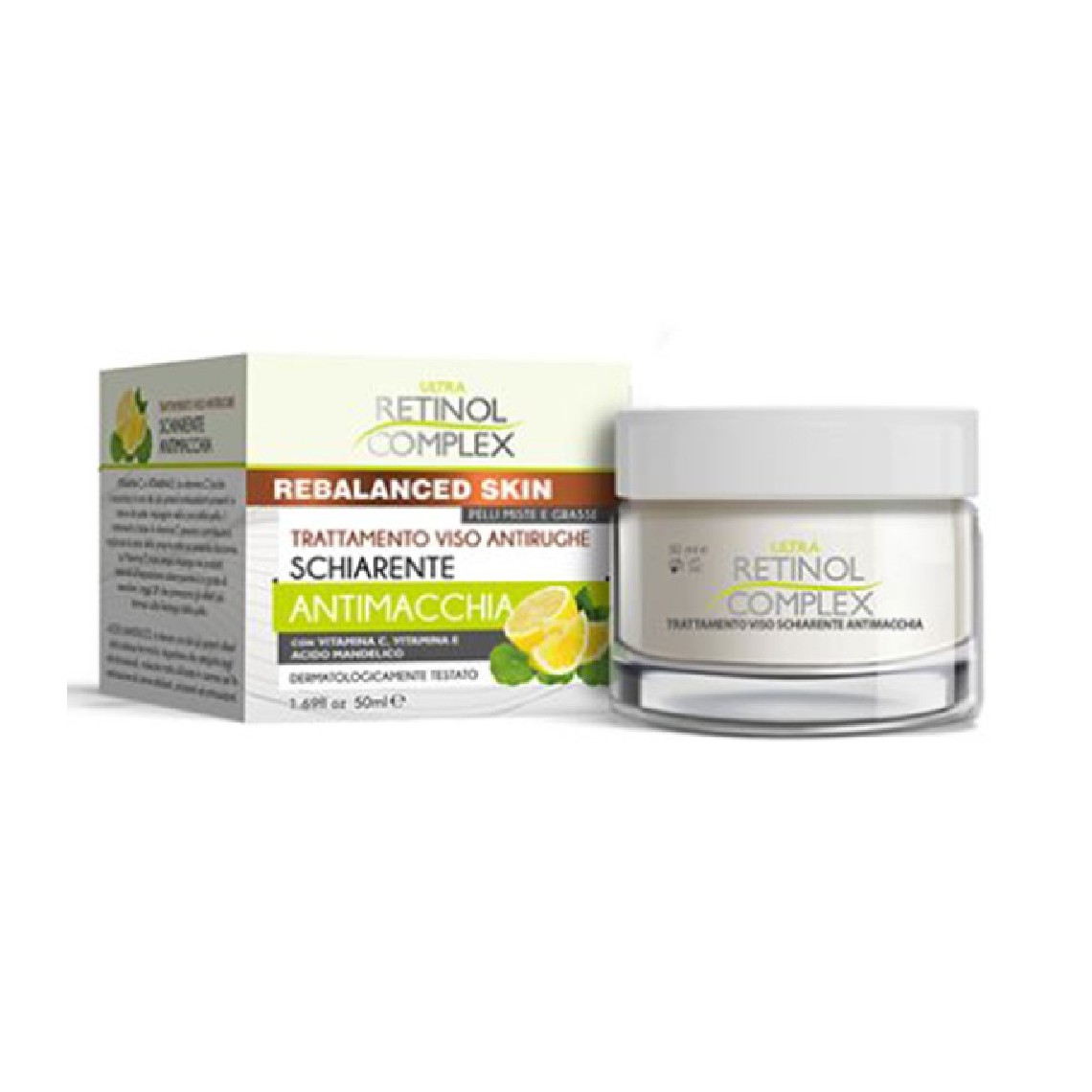 Crema Viso Schiarente Antimacchia Antirughe 50ml