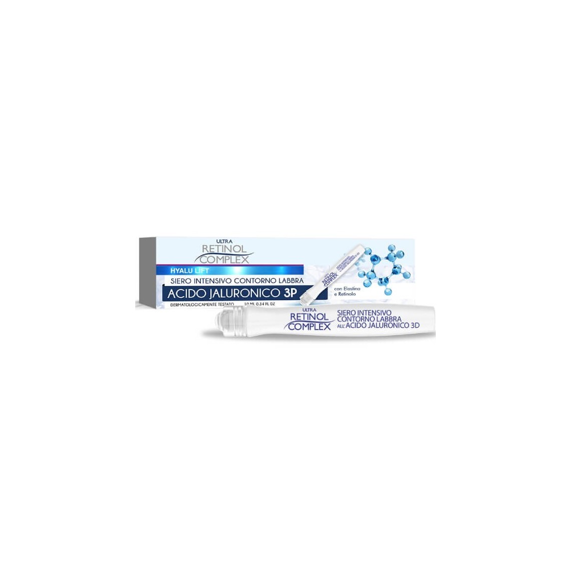 Retinol Complex Siero intensivo labbra acido ialuronico Roll On 10ml