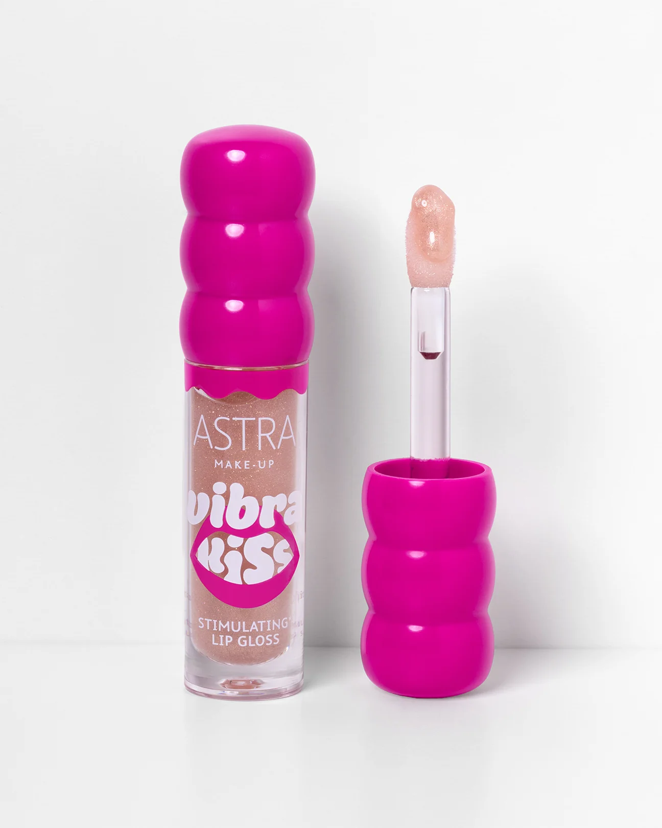 VIBRAKISS Astra - Lip Gloss Vibrante Ultra Luminoso N.2 GOOD VIBEZ