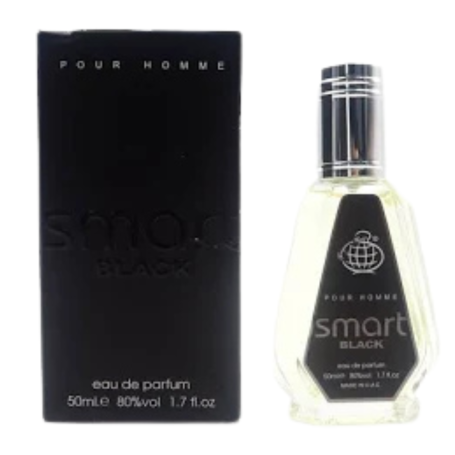 Eau de Parfum Fragrance World Smart Black 50 ml