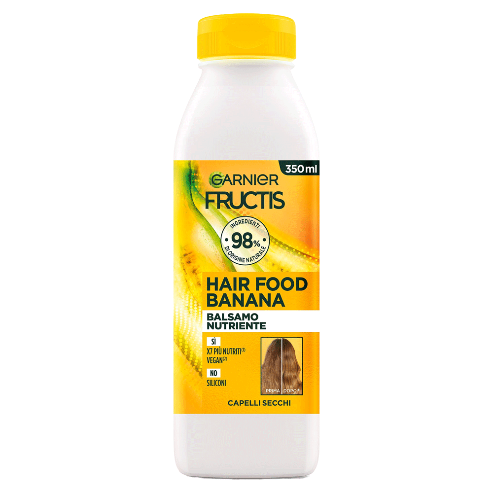 FRUCTIS HAIR FOOD Banana balsamo nutriente per capelli secchi 350ml