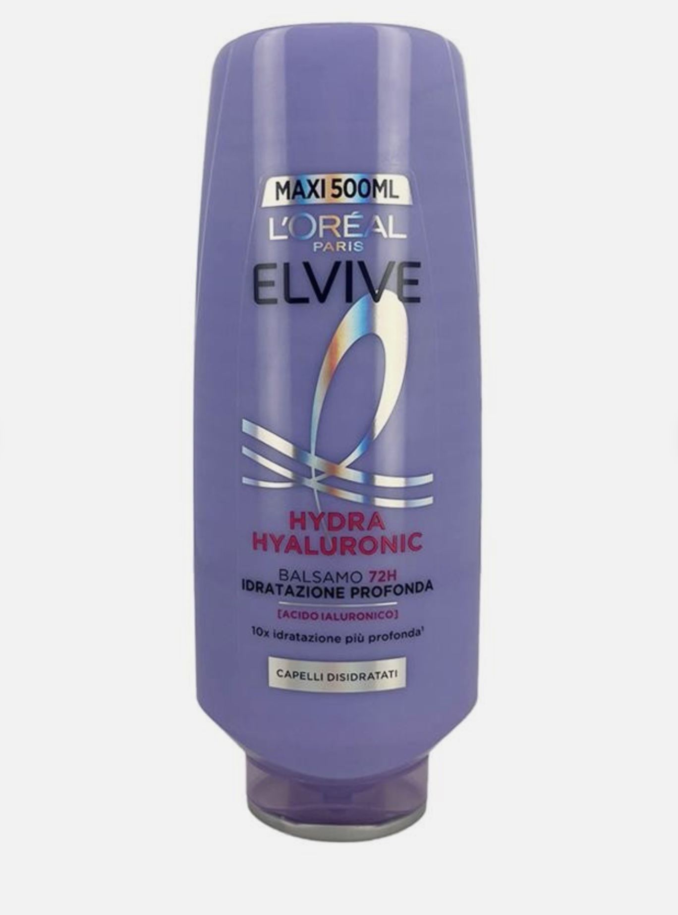 L'OREAL ELVIVE SHAMPOO HYDRA HYALURONIC 72H IDRATAZIONE ACIDO IALURONICO 500ML