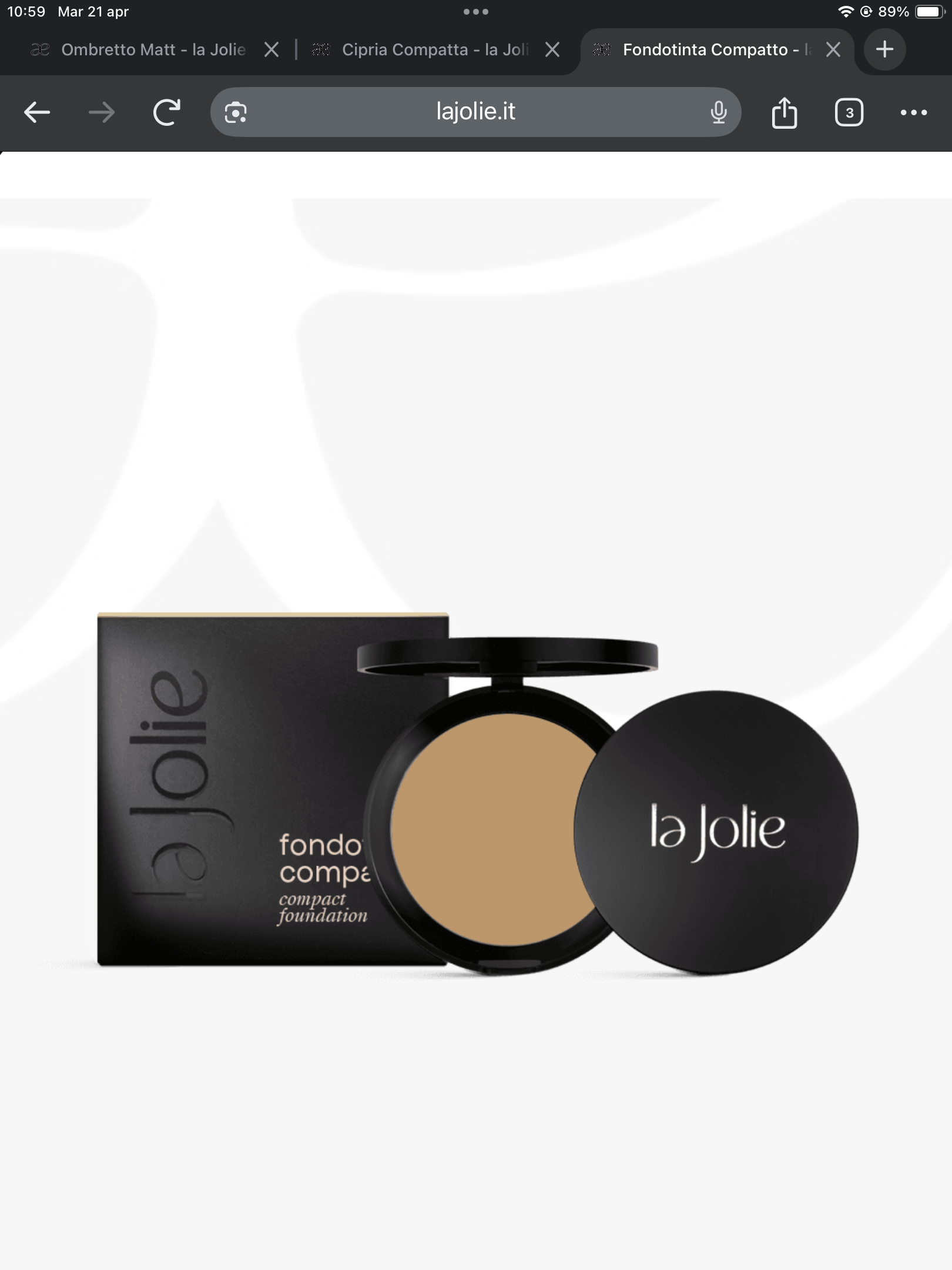 FONDOTINTA COMPATTO LE JOLIE n°5