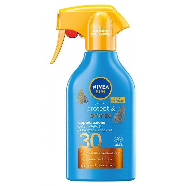 Nivea Sun Spray Trigger Protect&Bronze Fp30 270 Ml